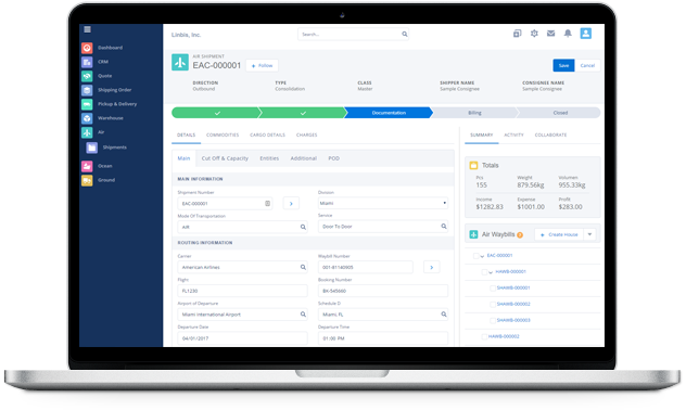 Linbis - Logistics Software As a Service, Freight Forwarding Software,
