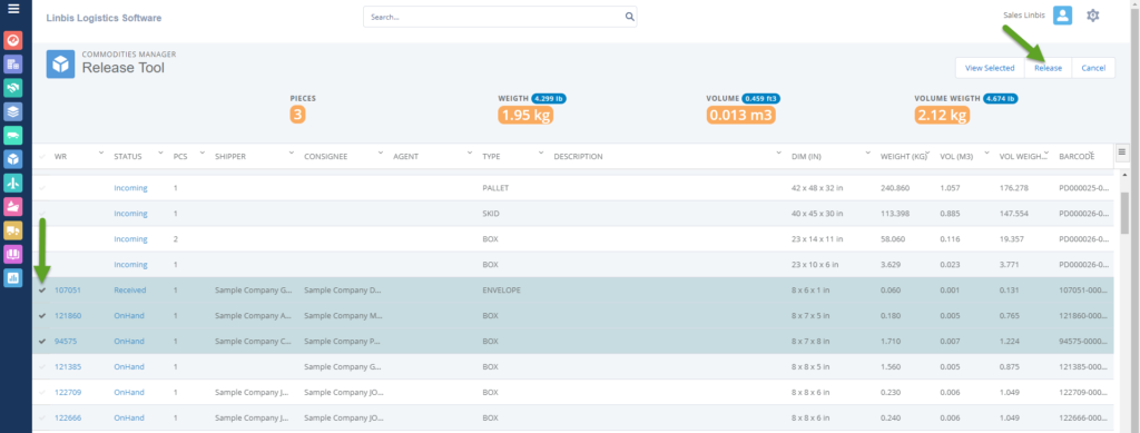 Linbis-Logistics-Software-OceanShipment-Release - Linbis Logistics Software