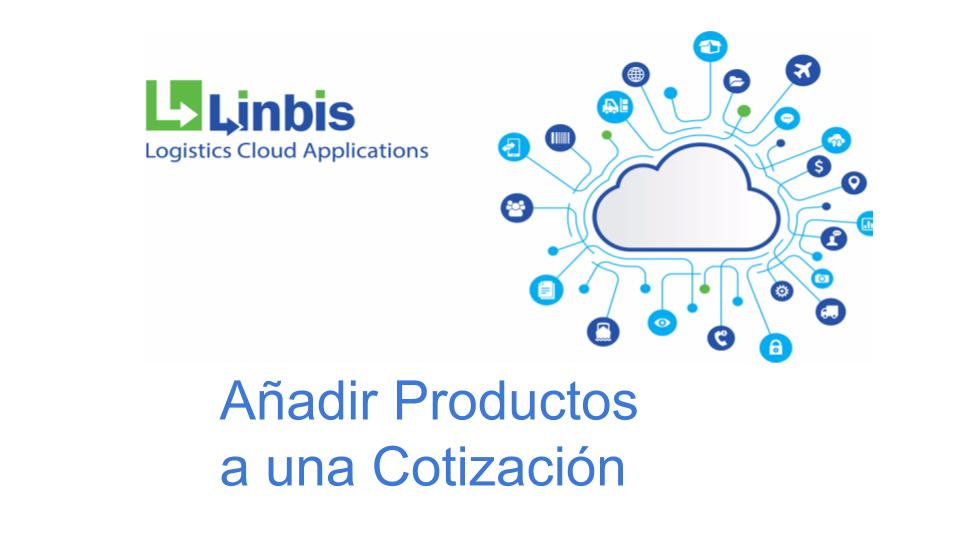 añadir productos a una cotizacion en el sistema logistica de Linbis