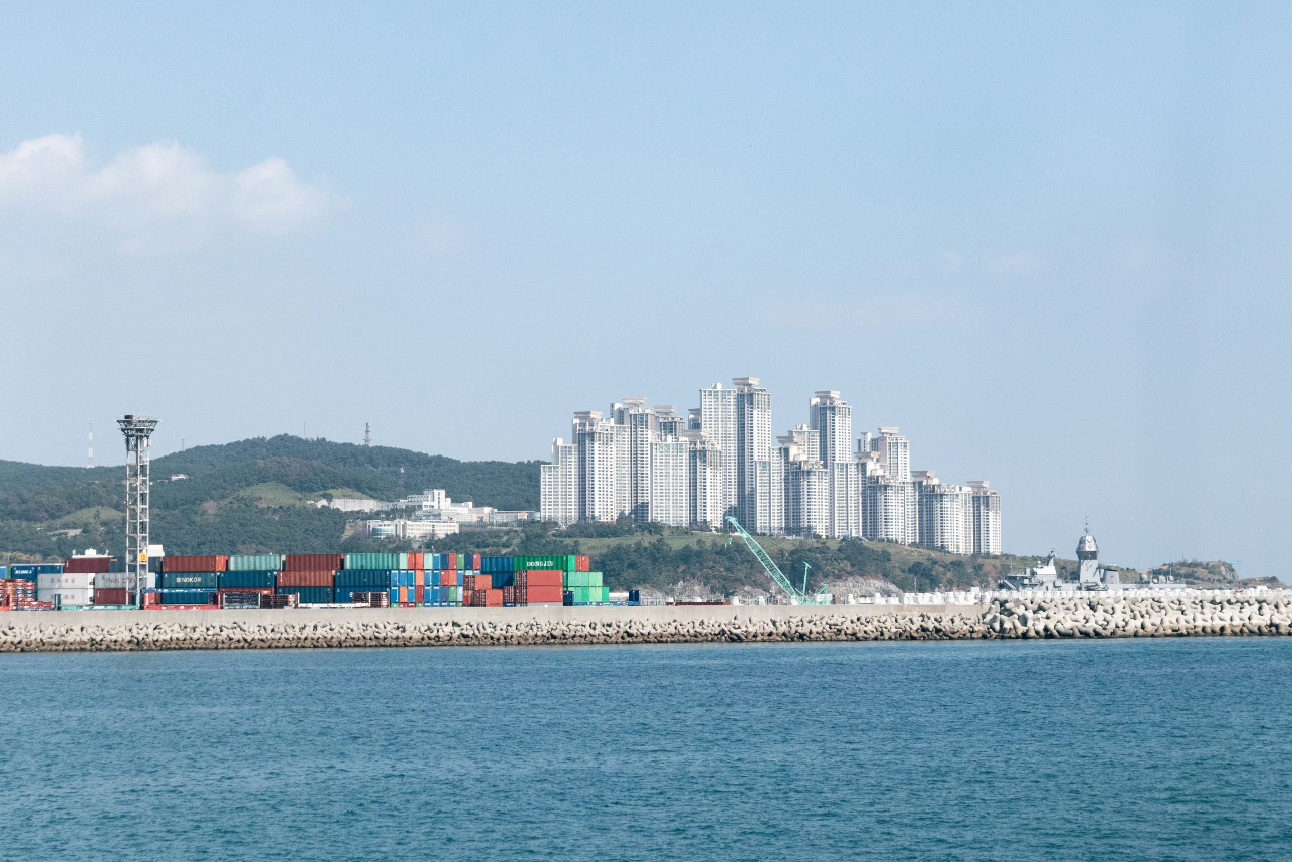 Largest port in south Korea