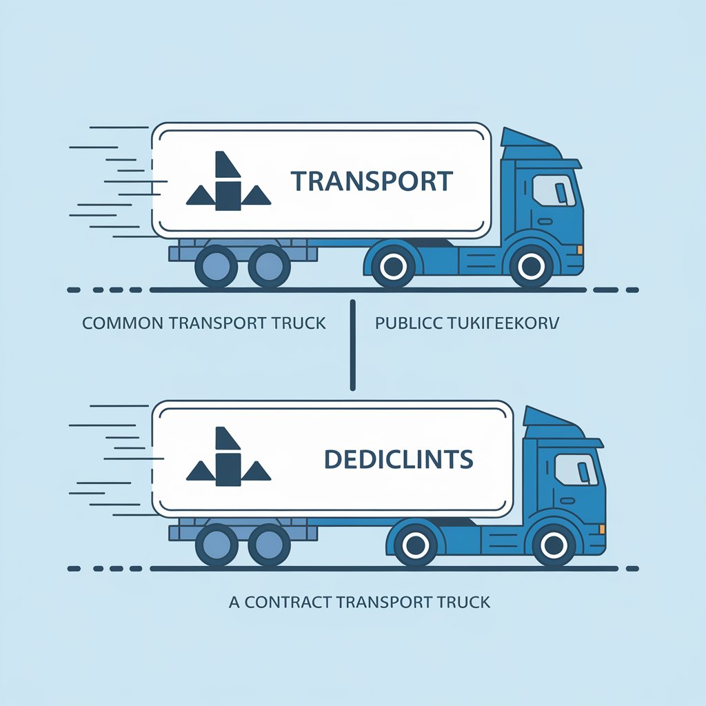 Definición de Transportistas Comunes y Transportistas por Contrato