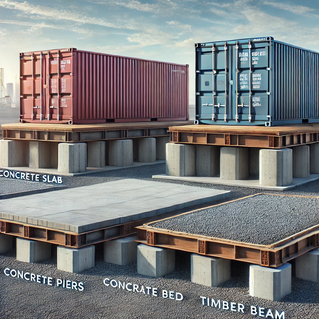 What Is Standard Foundation Design for Cargo Container Used as Storage and Why Does It Matter?