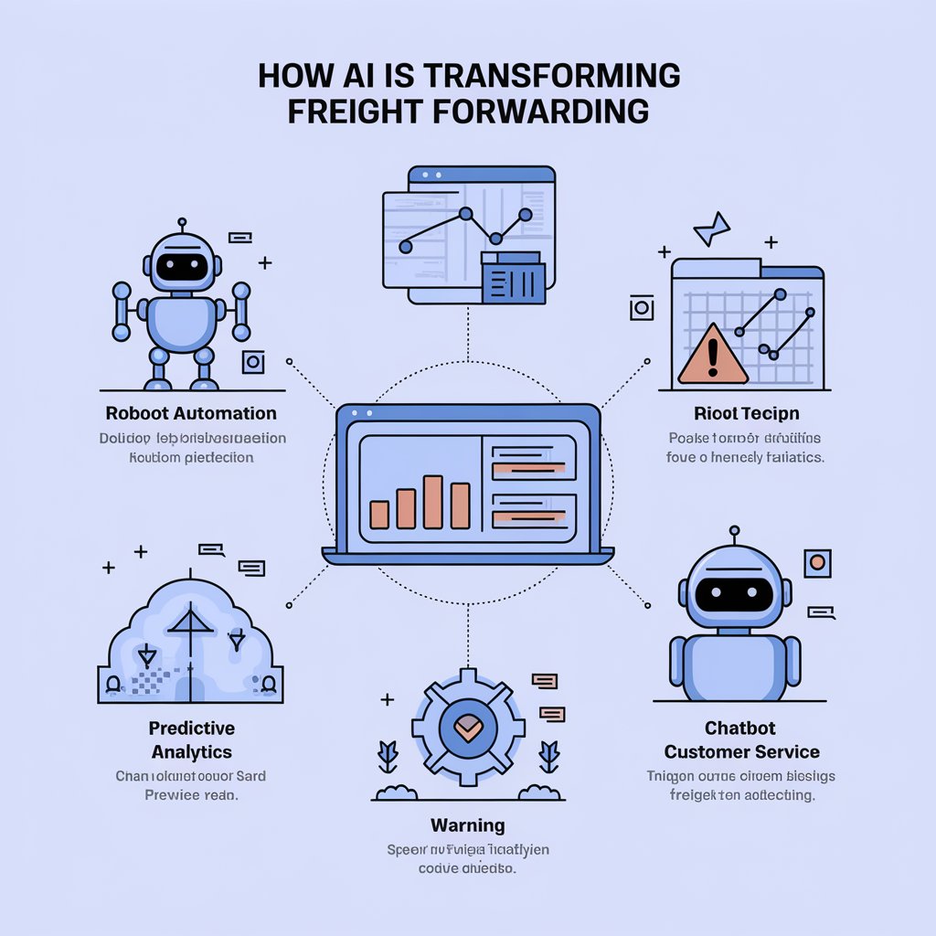 Cómo la Inteligencia Artificial Está Transformando las Operaciones de Freight Forwarding